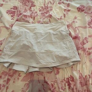 White Tennis Skort